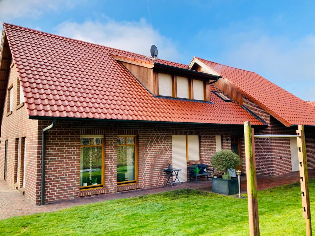 Sauberes Dach nach Versiegelung